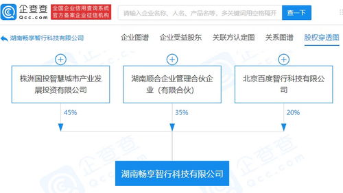 北京智行投资湖南新公司，持股20%专注软件开发